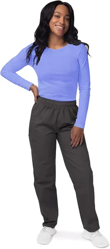 Miniatura 4 de SIVVAN - Camiseta de manga larga cómoda de uniforme médico para mujer