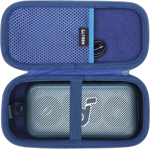 Miniatura 10 de LTGEM - Funda para altavoz compatible con altavoz Bluetooth portátil Anker Soundcore Motion 300, bolsa de almacenamiento de viaje para oficina
