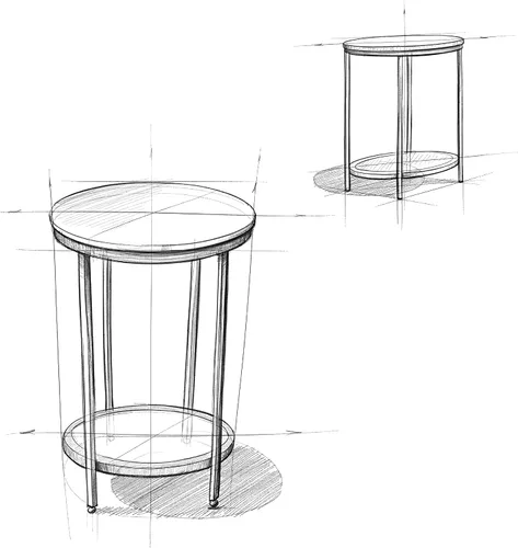 Miniatura 15 de SIMPLIHOME Jenna - Mesa auxiliar de metal, mesa redonda de metal sólido de 18 pulgadas de ancho, mesa auxiliar natural industrial o mesa pequeña