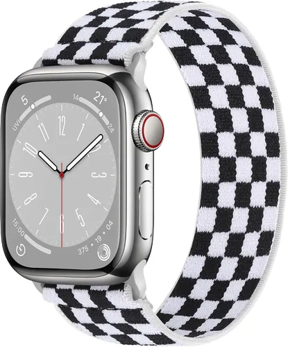 Miniatura 2 de Correas elásticas Solo Loop compatibles con Apple Watch de 38mm 40mm 41mm, trenzadas, de nailon, para mujeres y hombres, para iWatch Series