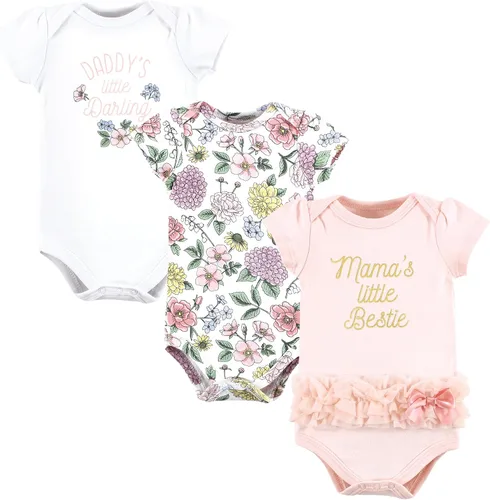 Miniatura 84 de Hudson Baby baby-girls Cotton Bodysuits 3-pack