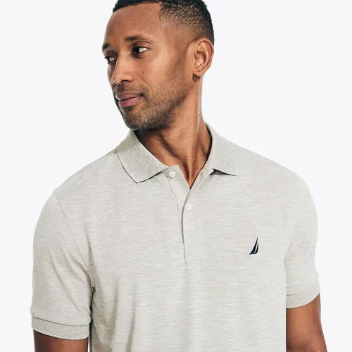 Miniatura 55 de Nautica playera polo clásica de mangas cortas, color sólido, para hombre