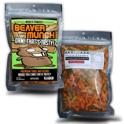 Miniatura 9 de Beaver Munch Spicy Trail Mix – Regalo saludable, divertido mezcla de frutos secos, bolsa de regalo resellable, regalos divertidos y saludables