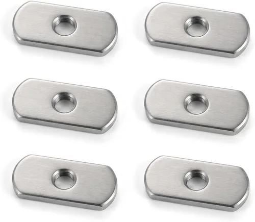 9001 1/4"-20 Threaded Centered Kayak Knob Nuts Hardware, Kayak Rail Track Screws Track Nuts, Stainless Steel Kayak Screws, Outdoor Parts Tool Rails