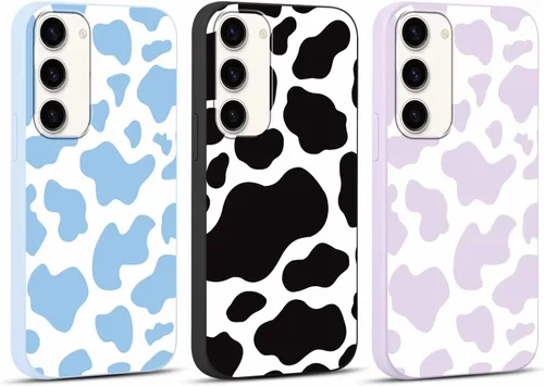 Miniatura 79 de 2 Pack Funda con lindo estampado de chita para Samsung Galaxy S22 Ultra 5G de 6.8", Fundas con patrón de leopardo de lujo, diseño de silicona suave
