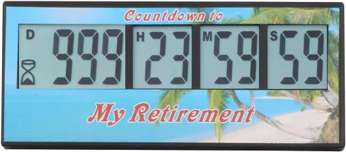 Miniatura 9 de AIMILAR - Temporizador digital de cuenta regresiva de 999 días, temporizador de cuenta regresiva para vacaciones, jubilación, boda, laboratorio