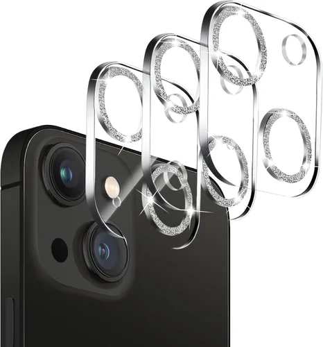 Miniatura 21 de Pack de 3 protectores de lente de cámara de vidrio templado Dengduoduo para iPhone 13 Pro de 6.1" y iPhone 13 Pro Max de 6.7", brillo de diamantes