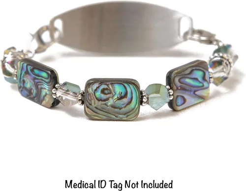Miniatura 5 de Pulsera elástica de alerta médica, pulsera de identificación médica de repuesto intercambiable, etiqueta de identificación médica no incluida