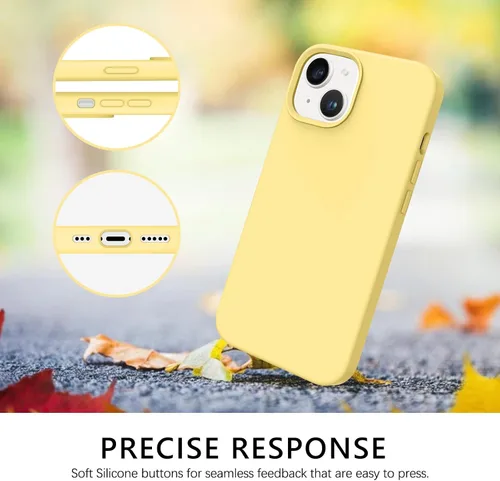 Miniatura 424 de GUAGUA Funda compatible con iPhone 17 Pro Max de 6.9 pulgadas, silicona líquida, goma de gel suave, delgada, forro de microfibra delgada
