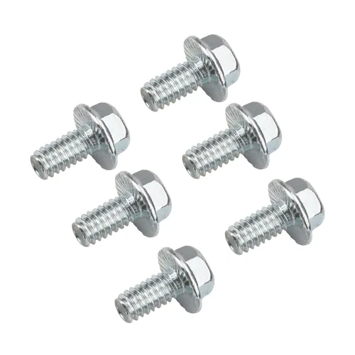Paquete de 6 tornillos autorroscantes para arandela hexagonal 710-0599 para MTD Troy-Bilt Craftsman Cub Cadet 1027 RZT42 LT 1046 2042 M60 M72 GT
