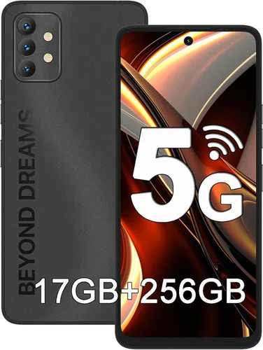 UMIDIGI Teléfono inteligente 5G, 12 GB de RAM 256 GB ROM (ampliable a 512 GB) - Pantalla de 6.8 pulgadas 90Hz, cámara de 64 MP - Batería de 5150 mAh