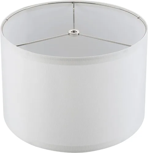 Miniatura 4 de Aspen Creative 38302 - Persiana plegable de diseño contemporáneo, 12 pulgadas superior x 12 pulgadas inferior x 8 pulgadas de alto, lino blanco
