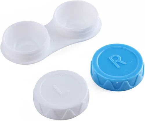 Miniatura 3 de Caja de lentes de contacto cosmética para lentes de contacto de 4 uds., estuche para lentes de contacto para ojos, kit de viaje, contenedor