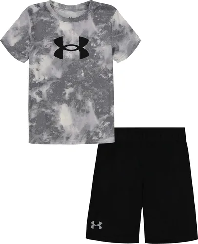 Miniatura 128 de Under Armour baby-girls Ua Terrazzo Leopard Heart SetShort Set