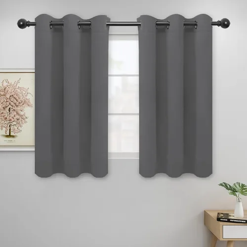 Miniatura 143 de Easy-Going - Cortinas opacas para dormitorio, aislamiento térmico sólido con ojales, cortinas de ventana para reducción de ruido, cortinas