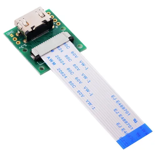 Miniatura 5 de chenyang Paquete de 2 adaptadores de expansión de módulo de cámara HDMI a CSI Raspberry PI con cable flexible de cinta plana de 2.0 in