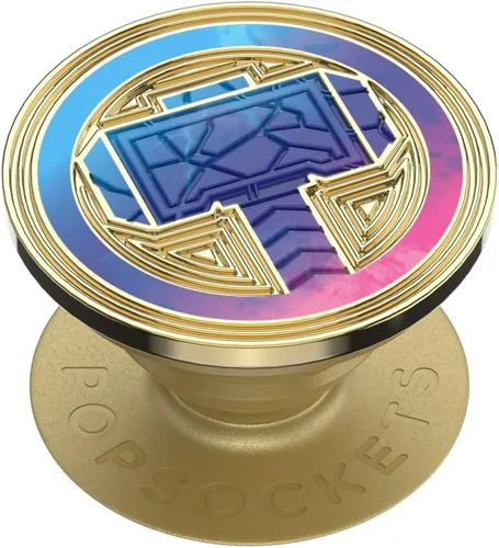 PopSockets - Agarre para teléfono con soporte expandible, agarre adhesivo, esmalte - Mighty Thor