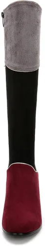 Miniatura 3 de ANN CREEK Botas de equitación para mujer 'Manuel' hasta la rodilla con parches de varios