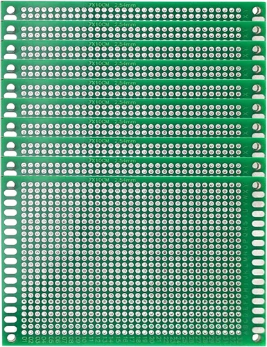 Miniatura 10 de Eagles 10 piezas de placa PCB de doble cara de 2.0 x 2.8 in, prototipo estañado DIY universal FR4 circuito impreso PCB placa protoboard PCB kit PCB
