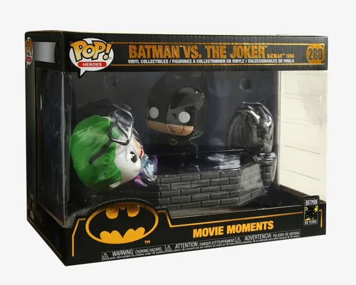 Miniatura 6 de Funko Pop! Momento de la película: Batman 80th - Batman & Joker (1989), multicolor