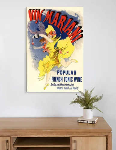 Miniatura 2 de Cuadro de Lienzo Vin Mariani - Anuncio Clásico Vintage de Vino - Póster de 32x48 pulgadas Anuncio de Vin Mariani