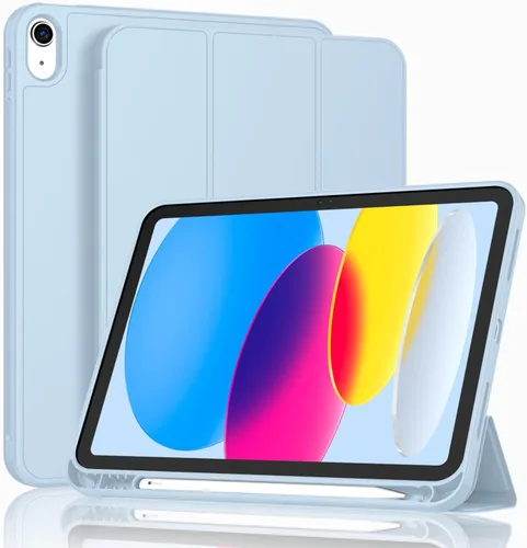 Miniatura 34 de ToaPoia - Funda para iPad (A16) de 11 pulgadas 2025/iPad 10.ª generación de 10.9 pulgadas 2022, cubierta protectora delgada con soporte triple