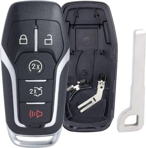 Miniatura 8 de Keymall Funda para llavero remoto para Ford Edge/Explorer/Fusion/Mustang para Lincoln MKC/MKX (ID de FCC: M3N-A2C31243300 Nro. de pieza: 164-R8108)