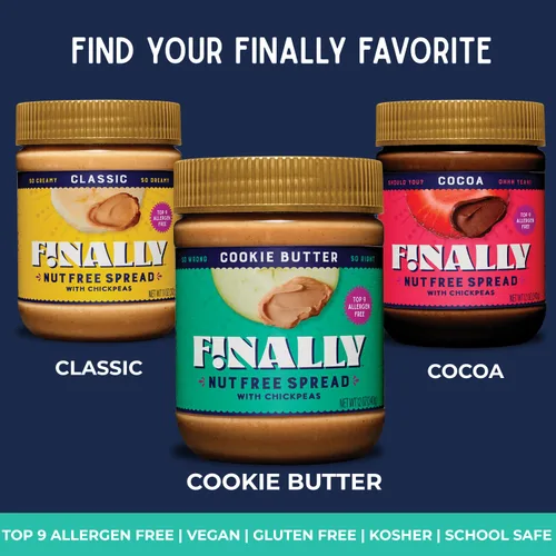 Miniatura 6 de Finalmente! Untable de Cacao Sin Nueces - Mantequilla de Garbanzo Chocolate, Menos Azúcar Que Las Principales Marcas - Libre de Los 9 Principales