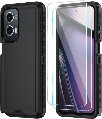 Miniatura 8 de Qinmay Funda para Motorola Moto G Stylus 5G 2024 con protector de pantalla HD, resistente, a prueba de golpes y caídas, funda de 3 capas para Moto G