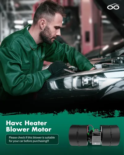Miniatura 6 de SCITOO Motor de soplador de calentador HVAC con ventilador motor de soplador HVAC apto para 008-A45-02,26-19939 (12V) Conjunto de motor