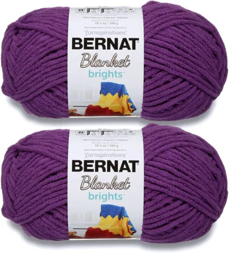 Miniatura 23 de Bernat Hilado para Manta Bright, Pow Púrpura Púrpura Pow