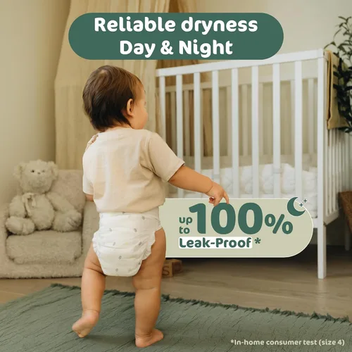 Miniatura 2 de Naty BioEmbrace - Pañales para bebé, certificado seguro para la piel sensible, protección contra fugas de hasta el 100 %, suavidad a base