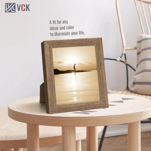 Miniatura 234 de VCK Marcos para póster de madera maciza de 22.375 x 34 pulgadas, marco de fotos A1 negro con montaje en pared, paquete de 3