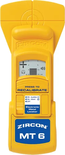 Zircon MetalliScanner MT6 - Detector de metales profesional - Localizador de metales portátil de escaneo profundo para metales ferrosos y no