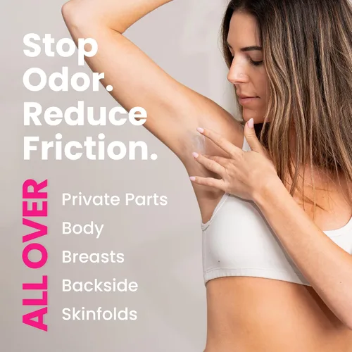 Miniatura 3 de Super Fresh Lady Parts - Loción desodorante con protección en polvo, para senos, partes privadas, entrepierna y muslo interior, absorbe el sudor