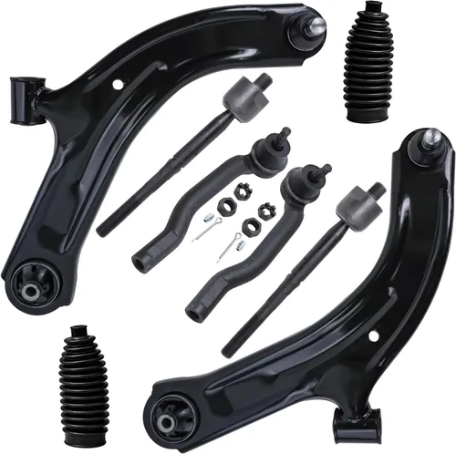 Miniatura 417 de Detroit Axle - Kit de brazos de control de extremo delantero de 8 piezas para Dodge Dakota 00-04, Durango 00-03, 4 brazos de control superior e