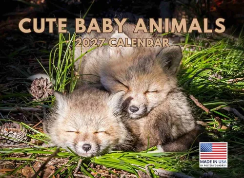 Miniatura 149 de Calendario alpaca 2026, calendario mensual de pared de 12 meses Hecho en Estados Unidos.