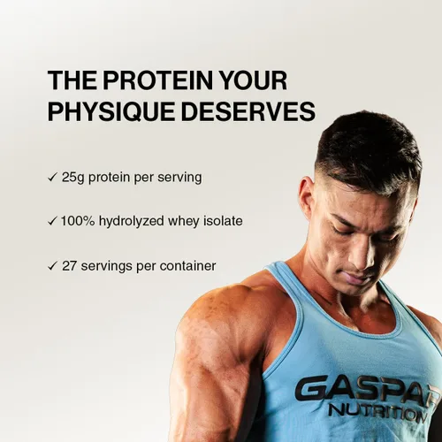 Miniatura 5 de Gaspari Nutrition Suero probado, aislado de suero 100% hidrolizado, alto en proteínas, sin lactosa, bajo en carbohidratos y bajo en azúcar