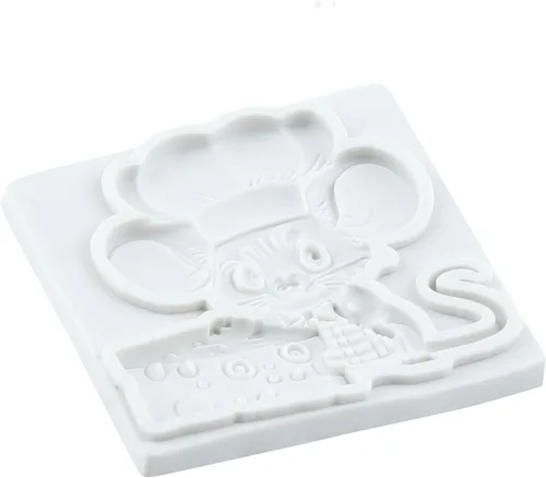 Miniatura 8 de Lingzhi Molde de silicona para ratón, molde para fondant de queso, para decoración de pasteles, chocolate, dulces, cupcakes, pasta de goma