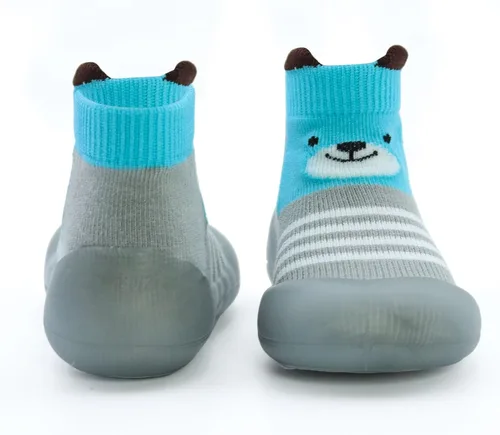 Miniatura 4 de 1 par de zapatos de bebé, calcetines de bebé, zapatos para niños y niñas, zapatos antideslizantes con suela de goma suave, zapatos para niños