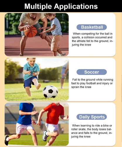 Miniatura 7 de Rodilleras de baloncesto para niños, rodilleras de voleibol, mangas de baloncesto con panal de abeja, mangas de béisbol para niños y niñas, Azul
