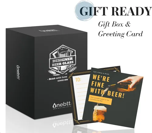 Miniatura 7 de Onebttl Regalos personalizados de cerveza para hombres amantes de la cerveza, taza de cerveza pesada de 17 onzas con asa para jefe como regalo