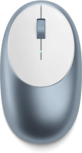 Satechi M1 - Mouse inalámbrico Bluetooth, recargable USB-C, compacto y portátil, para MacBook Air/Pro M5/M4, iPad Air/Pro M5/M4/M3, iPad mini, Mac