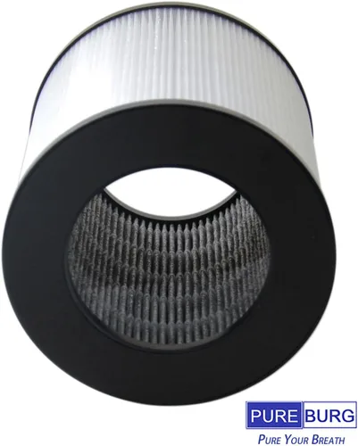 Miniatura 4 de PUREBURG Filtro de repuesto compatible con purificador de aire Druiap KJ150 y Cwxwei SY910 KJ150 (AF3001), paquete de 2 unidades True HEPA de 3