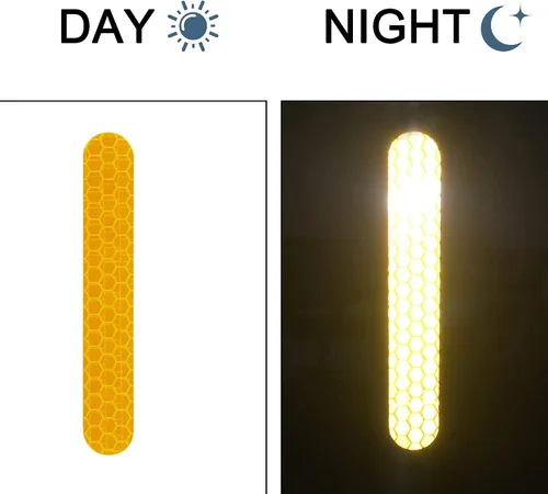 Miniatura 5 de TOMALL Adhesivos reflectantes de noche autoadhesivos, tira de advertencia impermeable compatible con Ninebot Max G30, accesorios de decoración