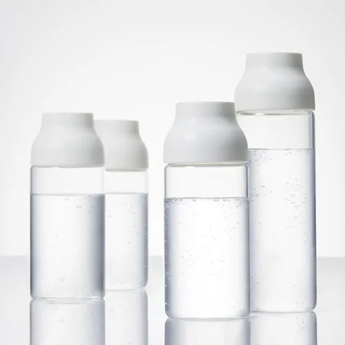 Miniatura 7 de Kinto 22971 - Jarra de agua con cápsula, jarra y botella de agua fría, 33.8 onzas líquidas (1 litro), color blanco