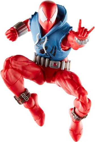 Miniatura 4 de Marvel Legends Series Scarlet Spider, Spider-Man Comics Figura de acción coleccionable de 6 pulgadas