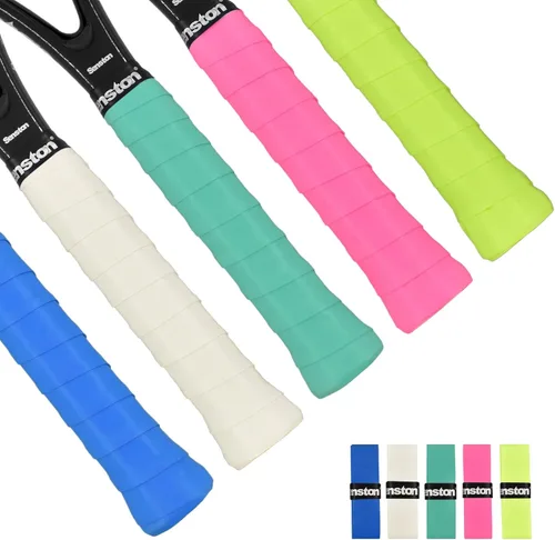 Senston Nuevo agarre de raqueta antideslizante perforado súper absorbente para tenis de bádminton overgrip Pickleball Overgrip 5 Colores
