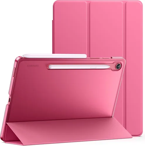 Miniatura 13 de JETech Funda para Samsung Galaxy Tab S10 Lite / S10 FE / S9 FE de 10.9 pulgadas, funda protectora delgada y translúcida con soporte trasero de tres