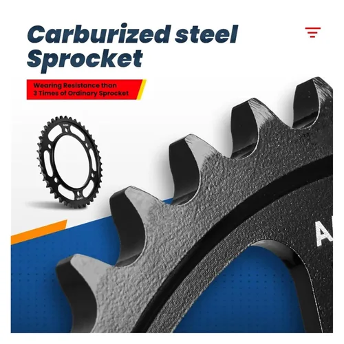 Miniatura 5 de Front Rear Sprocket Compatible with Yamaha MT/FZ/FJ-07/08/10 YZFR7 YZF690 XTZ690 XSR700 MTN1000 XTZ/YZF/XSR/MTN/MTM 690 700 850 890 1000 525(525 15T